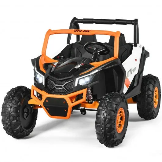 12 V Electric Kids Ride-On Car 2-Seater SUV Off-Road UTV with Remote-White