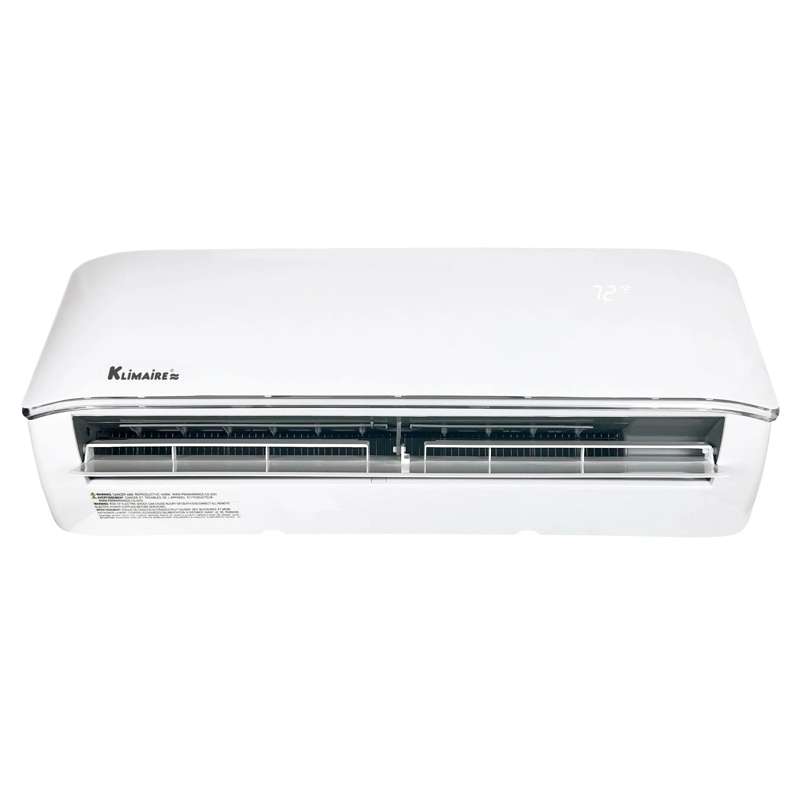 2-Zone Klimaire 21.1 SEER2 Multi Split Wall Mount Floor-ceiling Air Conditioner Heat Pump System 12 24