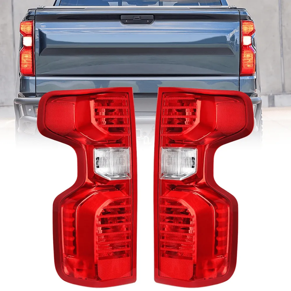 2019-2023 Chevy Silverado 1500 2020-2023 Silverado 2500HD 3500HD Tail light Assembly Rear Lamp Replacement OE Style Driver Passenger Side