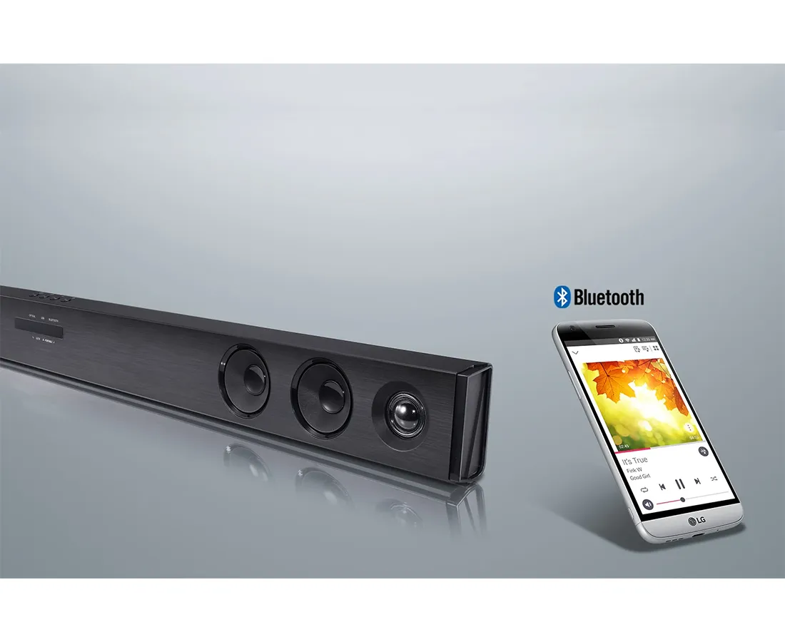 2.0ch Sound Bar with Bluetooth Connectivity