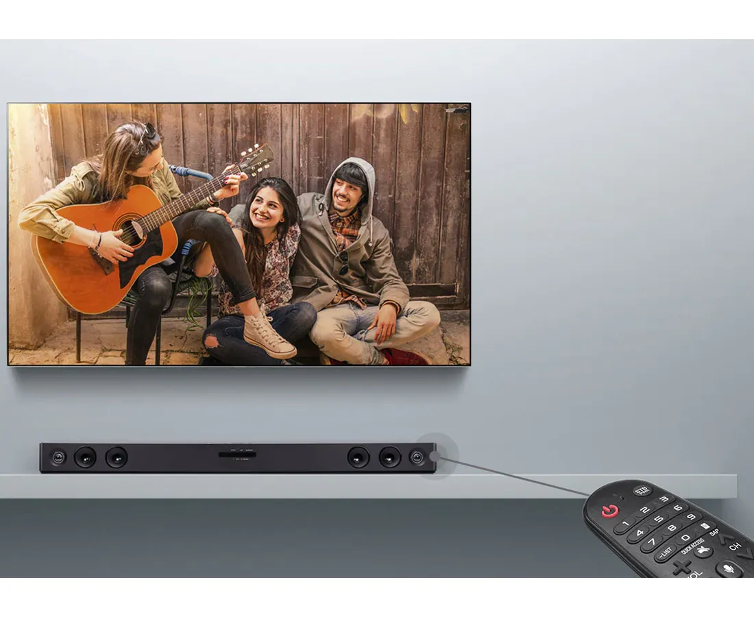 2.0ch Sound Bar with Bluetooth Connectivity