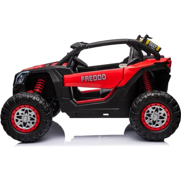 24V Freddo Toys Storm UTV 2 Seater Ride On - Red