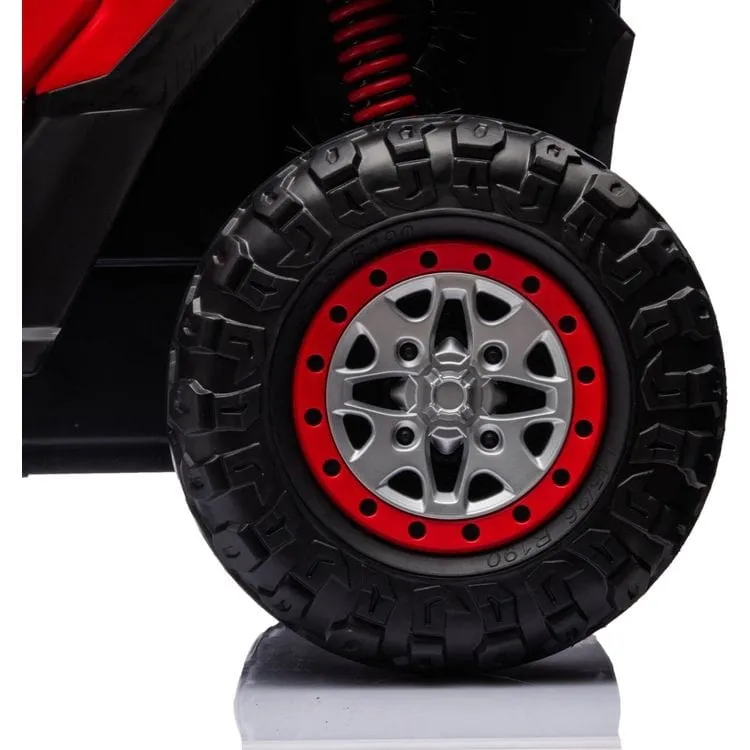 24V Freddo Toys Storm UTV 2 Seater Ride On - Red
