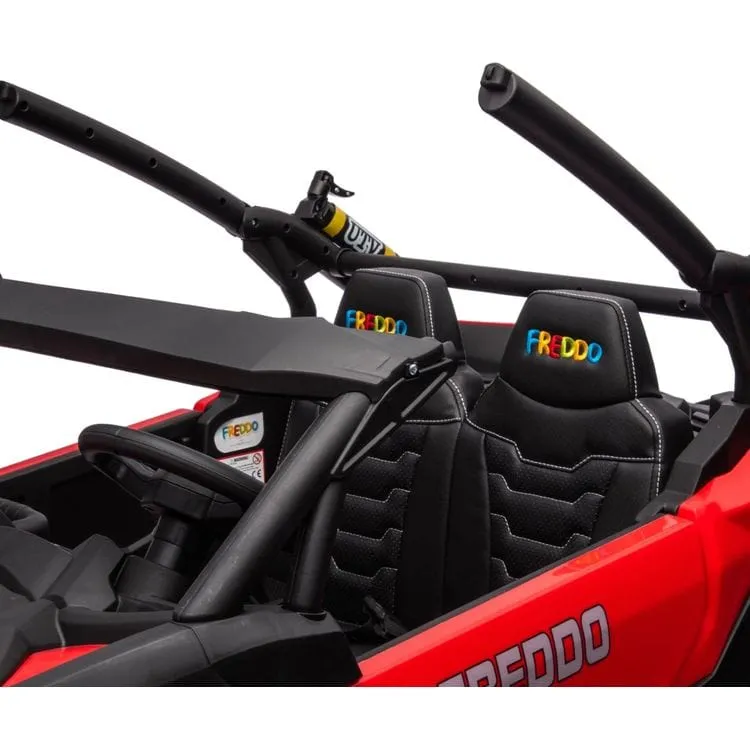 24V Freddo Toys Storm UTV 2 Seater Ride On - Red
