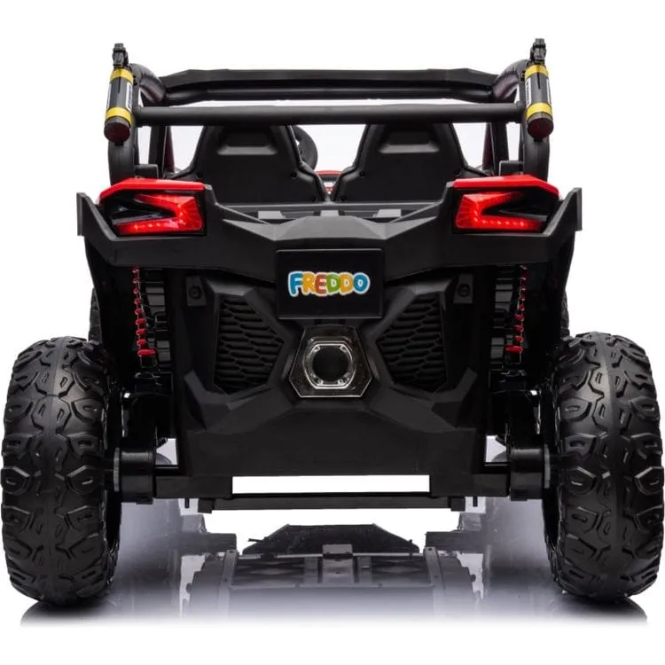 24V Freddo Toys Storm UTV 2 Seater Ride On - Red