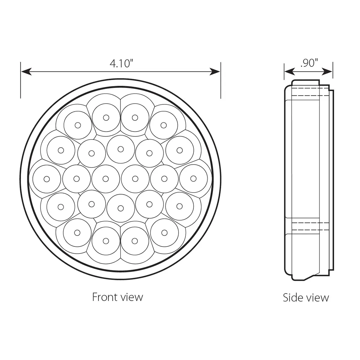 4″ Pearl LED Light (choose color)