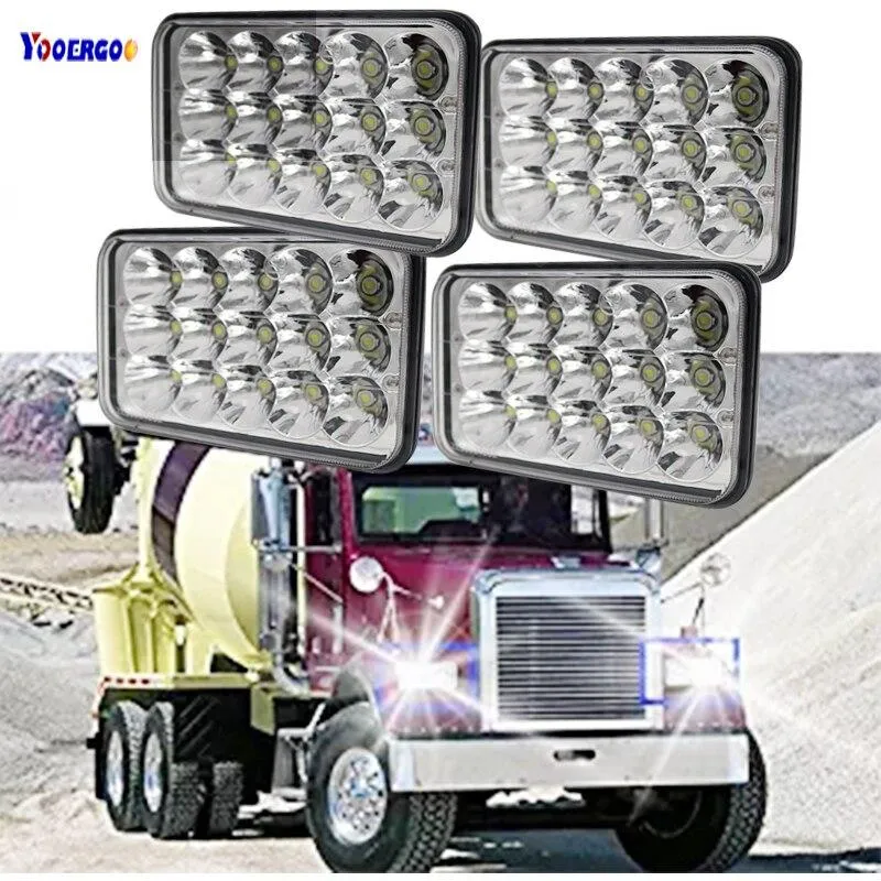 4 X 6" Rectangle LED Headlight Kits