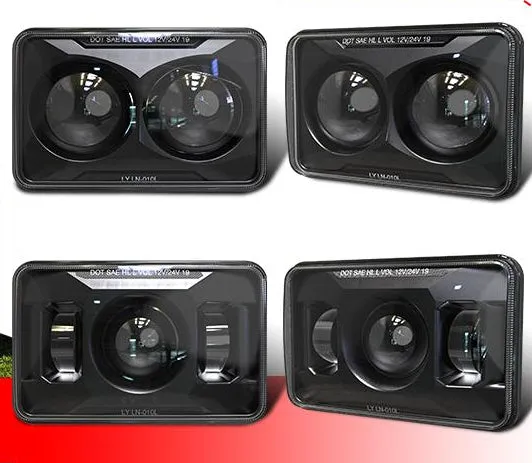 4 X 6" Rectangle LED Headlight Kits