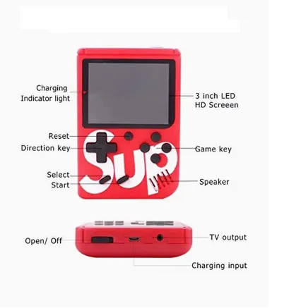 400 in 1 portable classic game console جهاز ألعاب كلاسيكي محمول 400 في 1