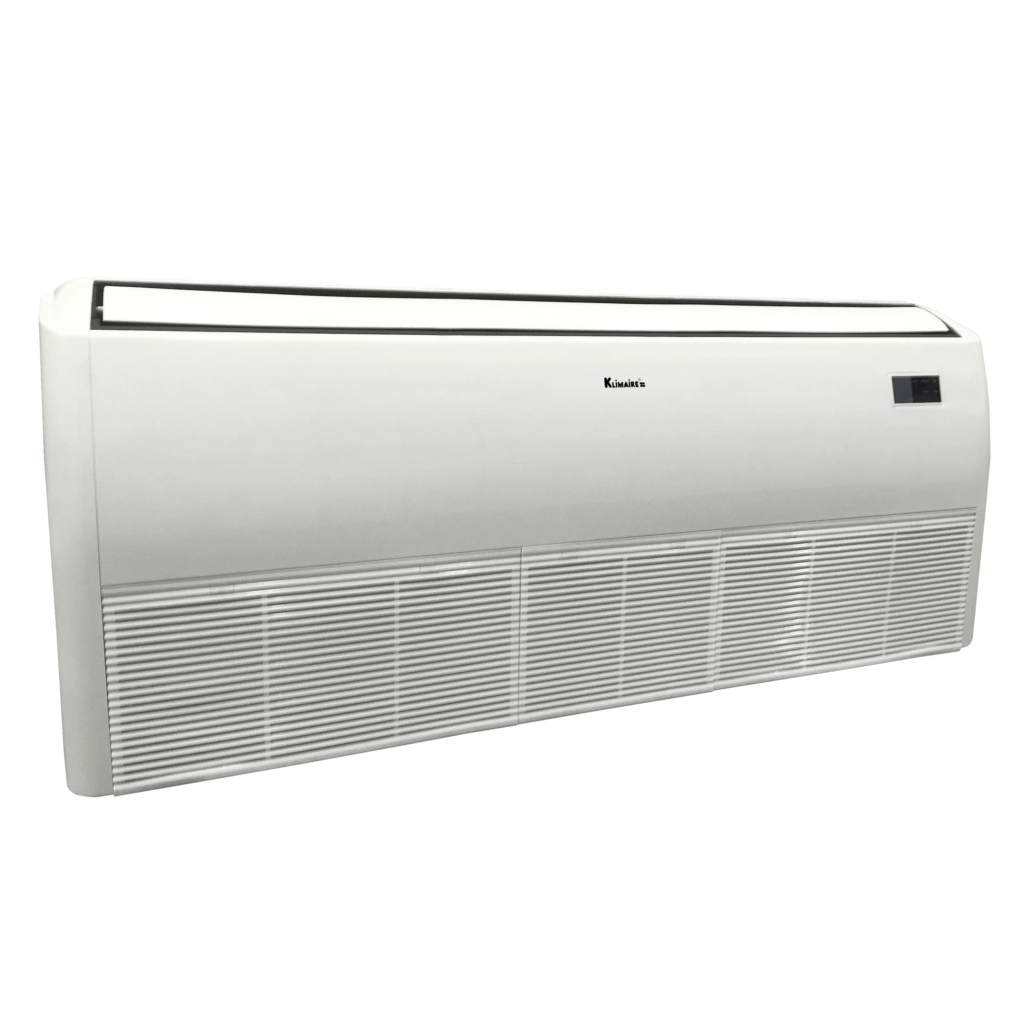 48,000 Btu 18.9 SEER2 Klimaire Light Commercial Floor-ceiling Ductless Mini-split Inverter Air Conditioner Heat Pump System 220V