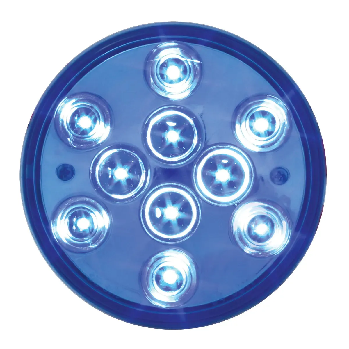 4" MEGA 10 PLUS BLUE 10 LED SEALED LIGHT