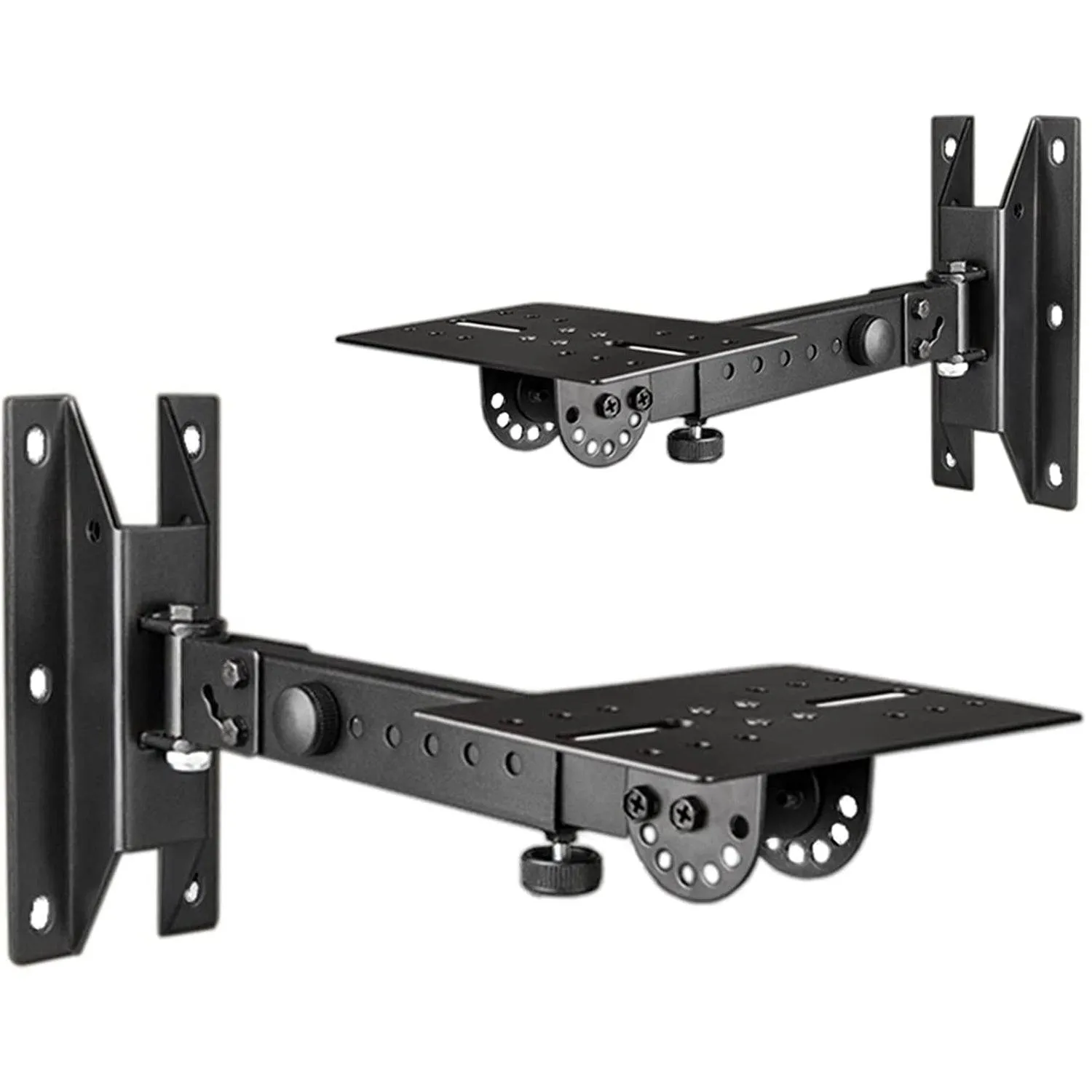5Core 2 Pack Speaker Wall Mount Stand Bookshelf Pair Rotatable Angle