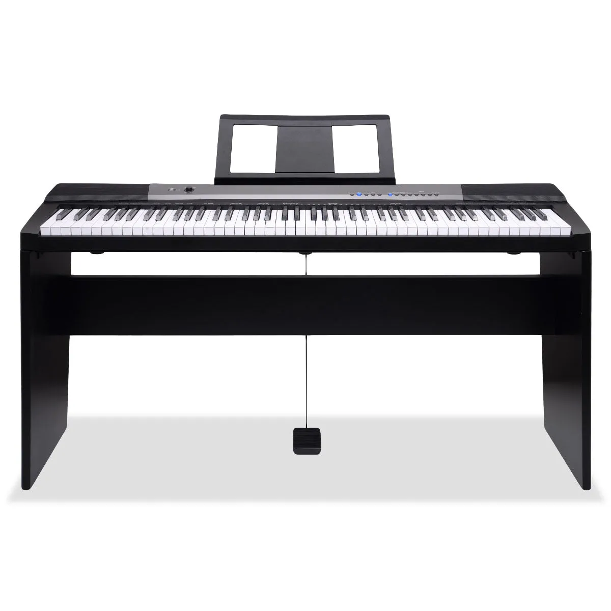 88-Key Touch Electronic Keyboard Piano w/ Stand, Karrera