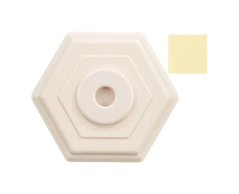 Ace 5 in. L Rubber Almond Wall Door Stop Mounts to wall