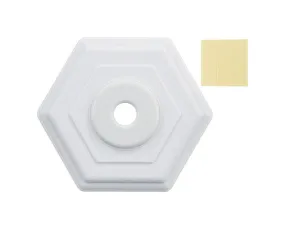 Ace 5 in. L Rubber White Wall Door Stop Mounts to wall