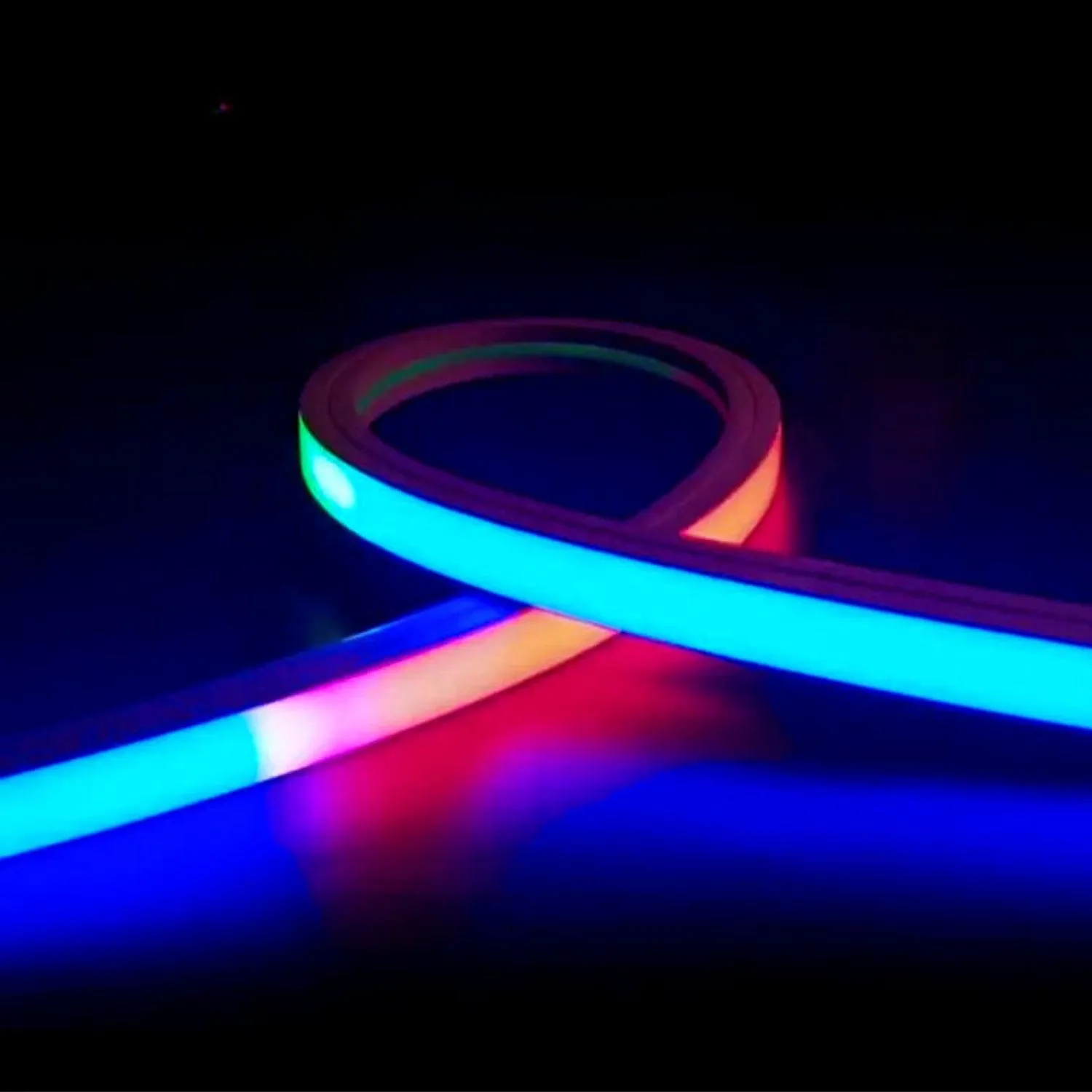 Addressable Digital Pixel RGB Neon Flex 16x16mm WS2811 App Control 10 metre Kit