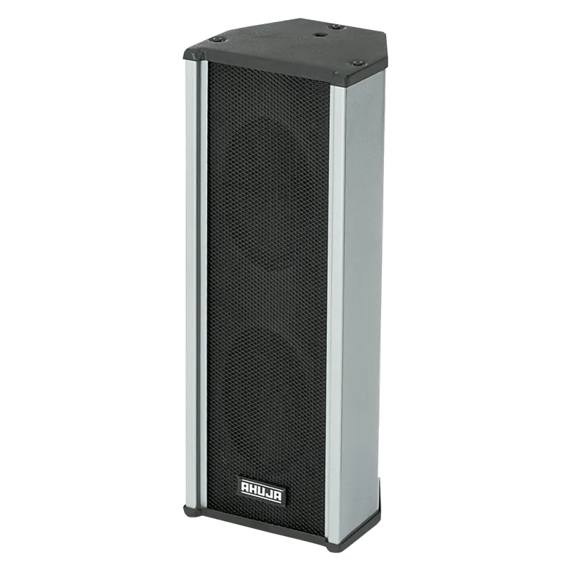 Ahuja Speaker Passive Wall Mount 10Watts RMS Column Speaker Line/Ohm (Grey) - SCM15XT