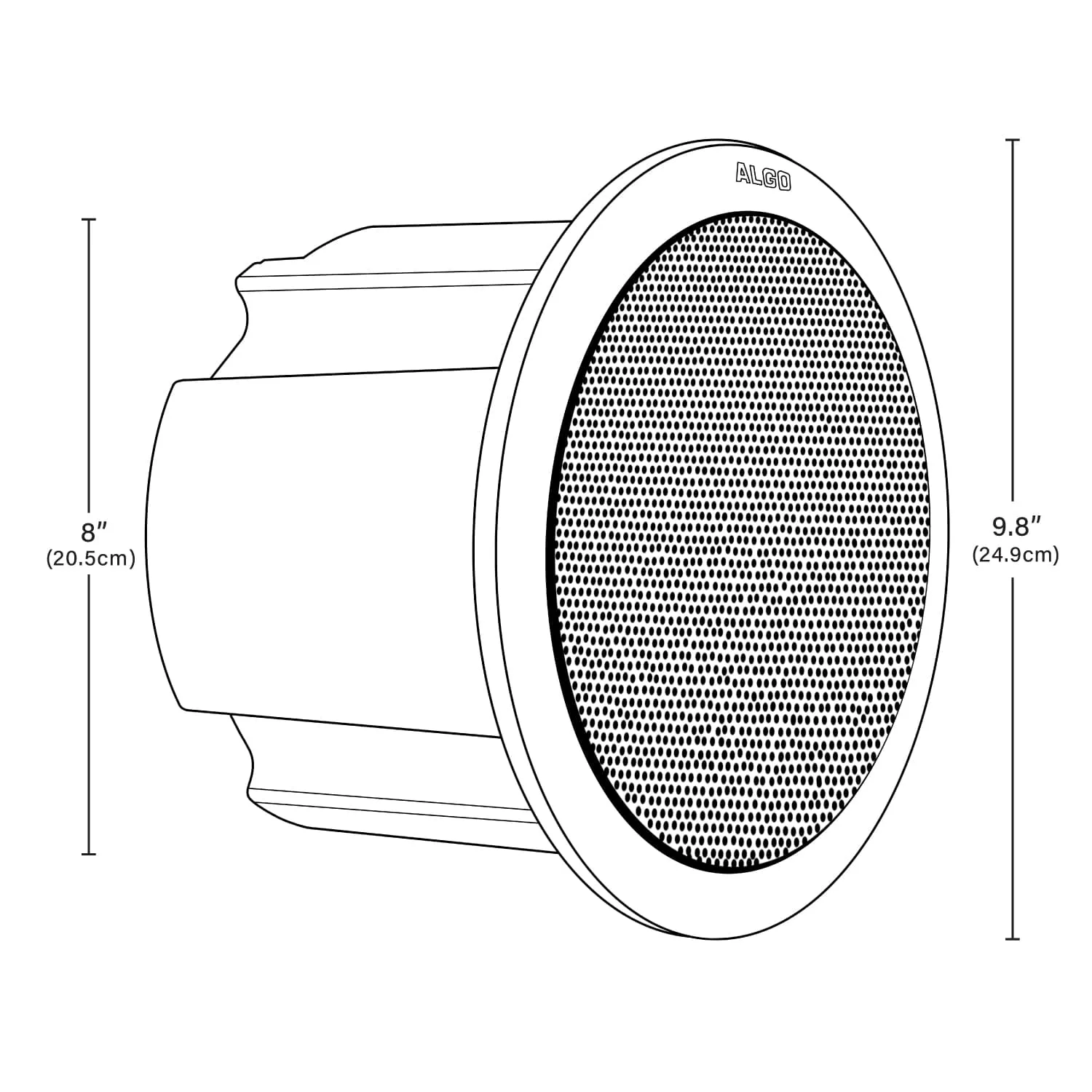 Algo 8198 IP PoE  Ceiling Speaker