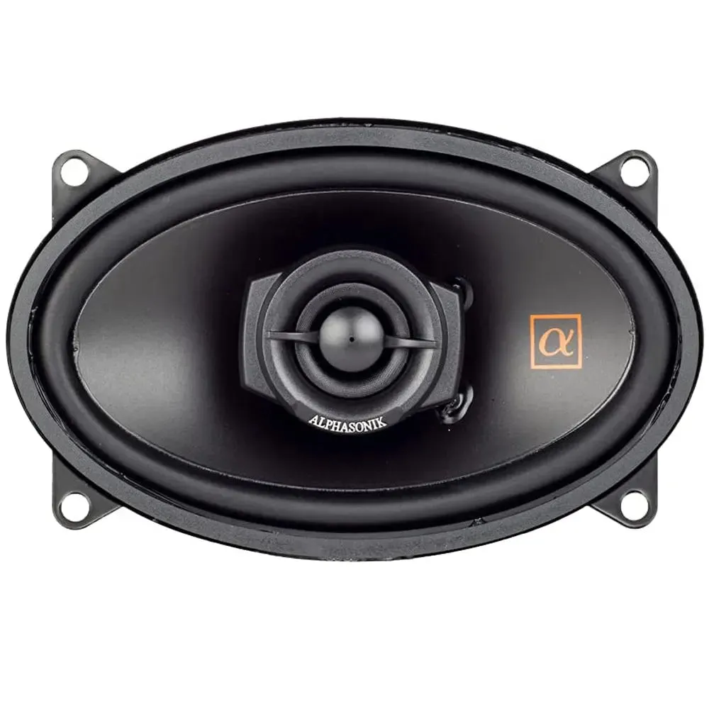 Alphasonik NS46 Neuron Series 4 x 6 120 Watts 2-Way Full Range Car Audio Speaker (Pair)