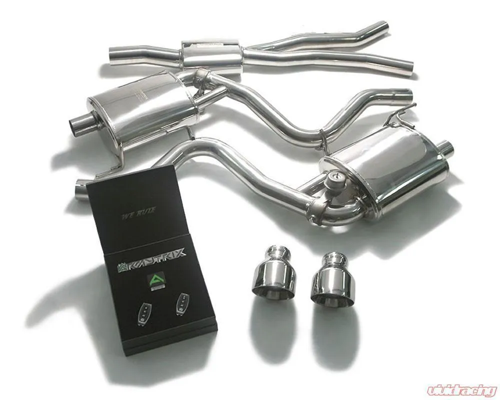 Armytrix Stainless Valvetronic Cat-Back | 2015-2017 Ford Mustang Ecoboost (FDM62-DS33C)