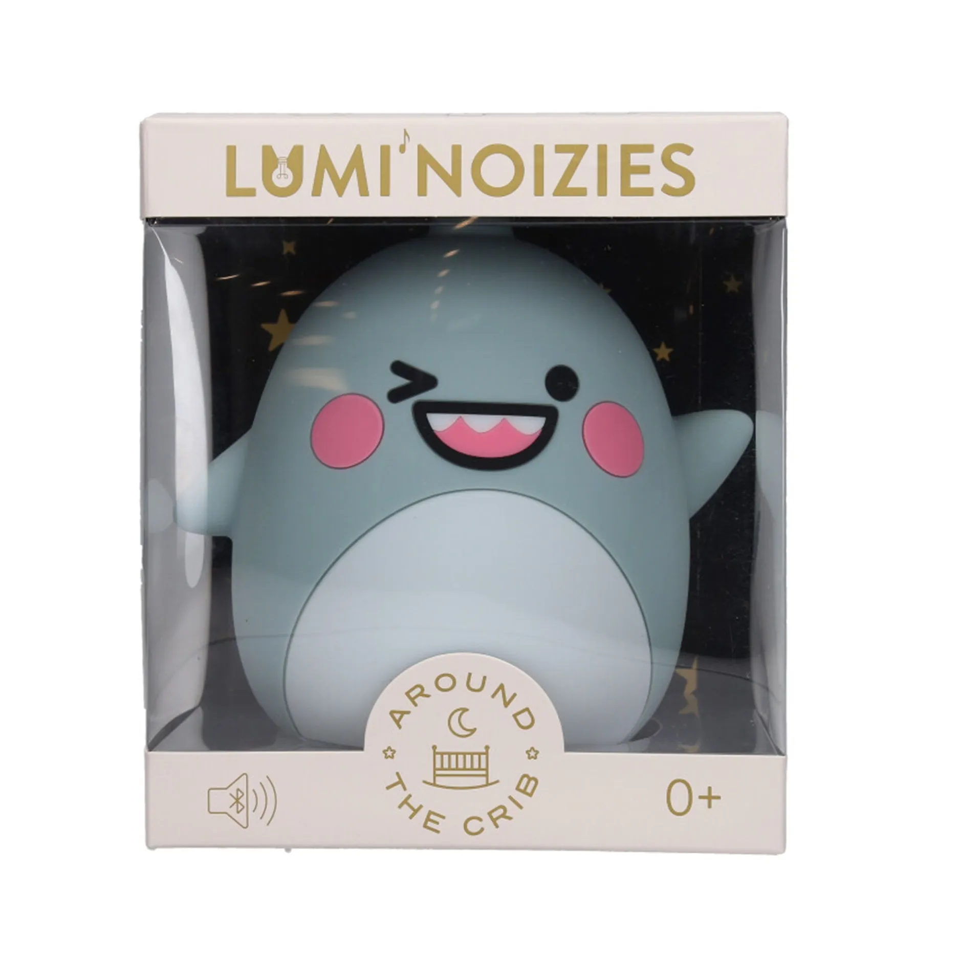 Around the Crib Lumi'noizies - Winky The Shark - Bluetooth Night Light