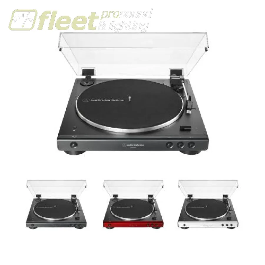Audio Technica AT-LP60XBT-BK Fully Automatic Wireless Belt-Drive Turntable - black