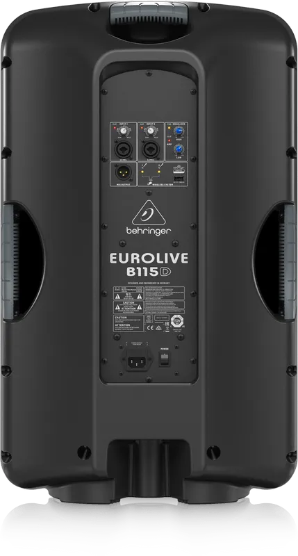 B115D Active 2-Way 15" PA Speaker System
