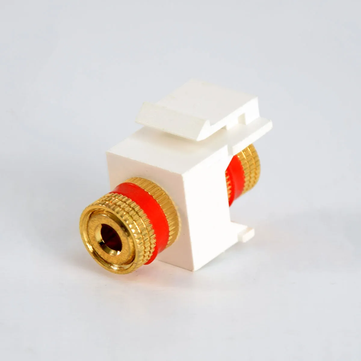 Banana Plug Keystone Insert, Red