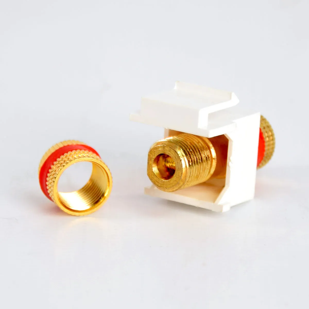 Banana Plug Keystone Insert, Red