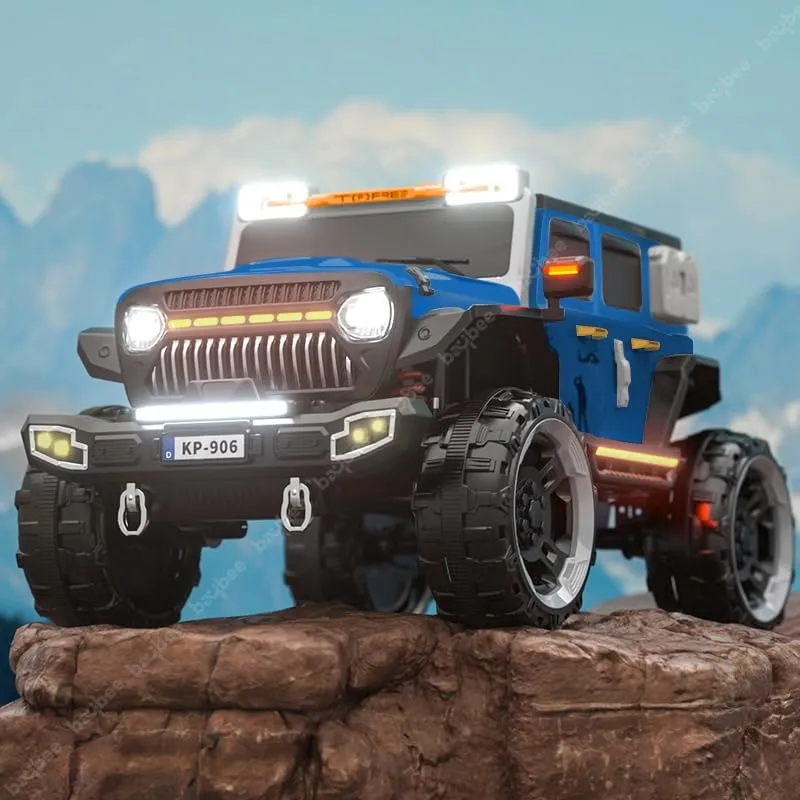 Baybee Hurricane Rechargeable Battery Operated Jeep for Kids Ride on Kids Car with Music & Light