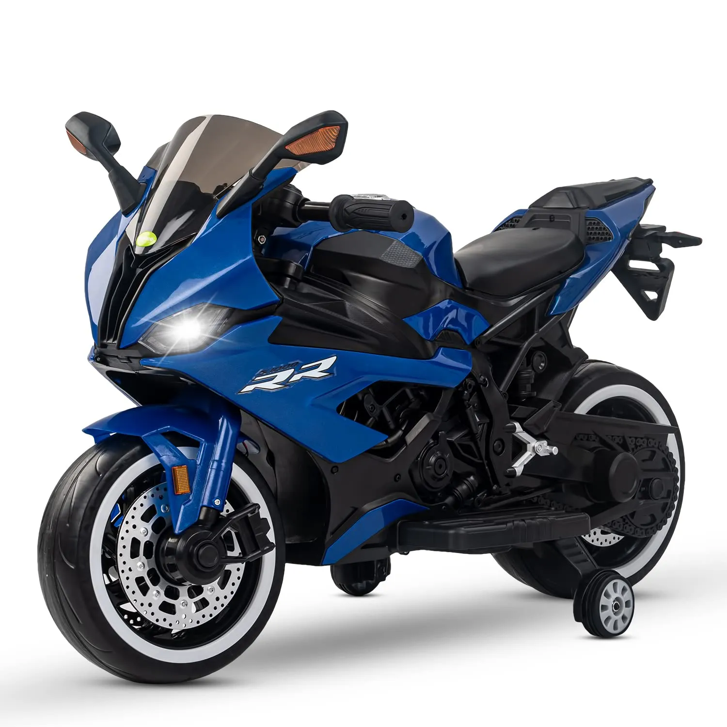 Baybee RR Ultra Battery Operated Ride on Electric Bike with Led Lights, Music & USB