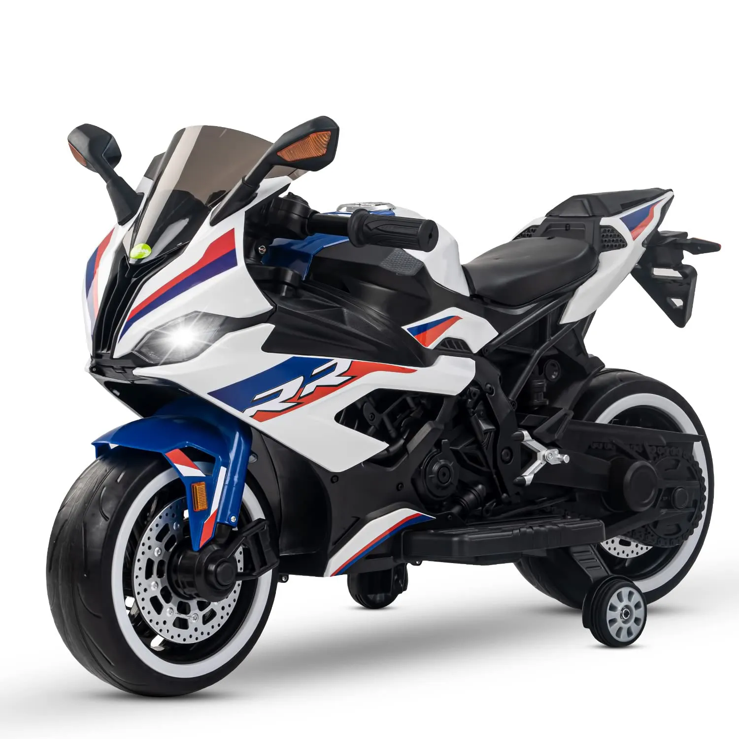 Baybee RR Ultra Battery Operated Ride on Electric Bike with Led Lights, Music & USB