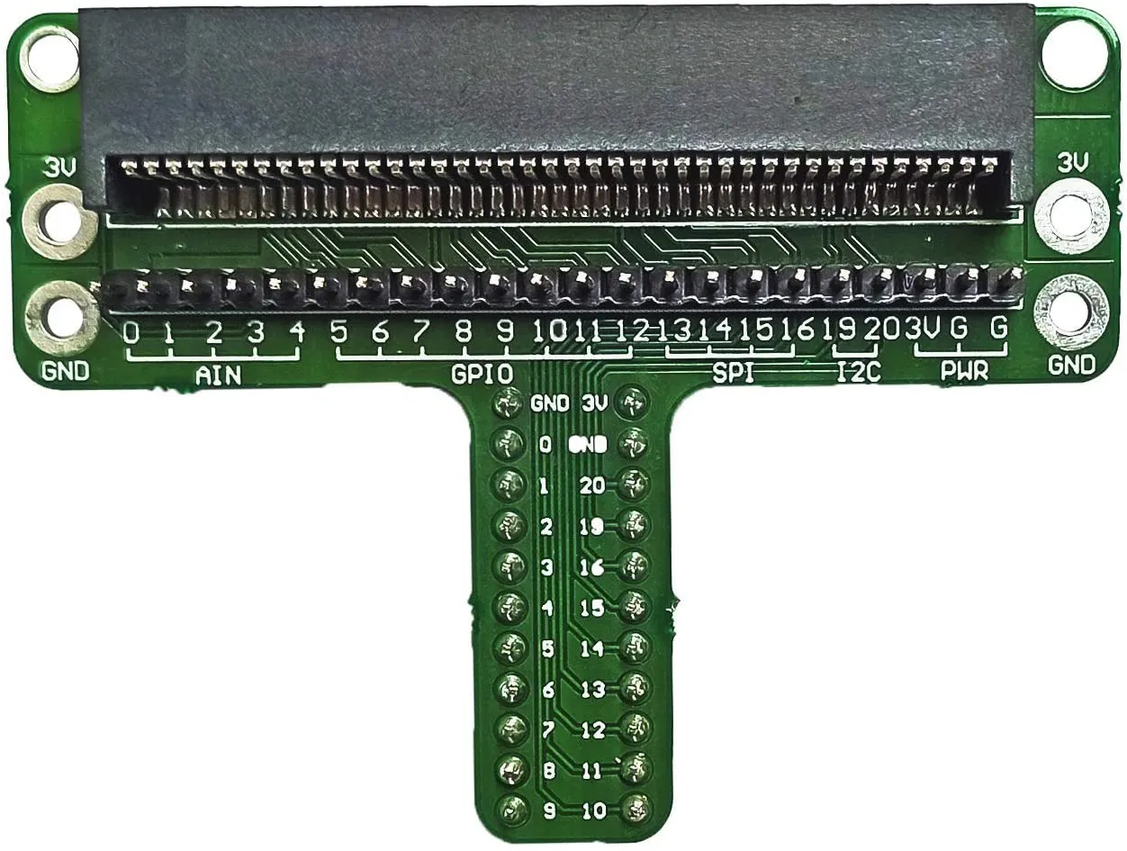 BBC micro:bit v2 Kit with Micro:bit Breadboard Adapter and Micro:bit v2 Case (Clear)