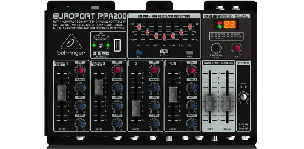 Behringer Europort PPA200 Compact PA