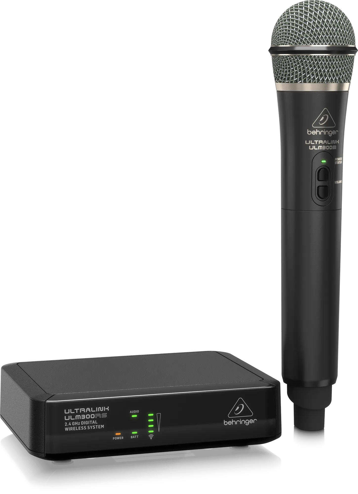 Behringer ULTRALINK ULM300MIC High-Performance 2.4 GHz Digital Wireless System with Handheld Microphone and Receive