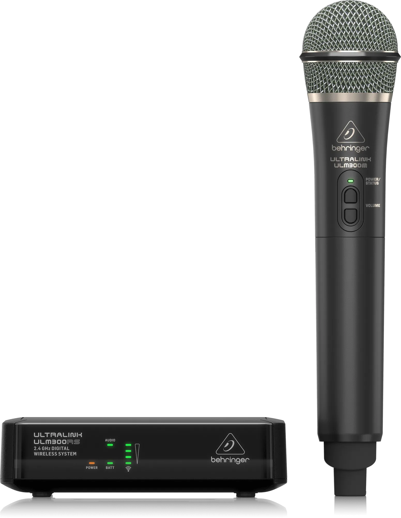 Behringer ULTRALINK ULM300MIC High-Performance 2.4 GHz Digital Wireless System with Handheld Microphone and Receive