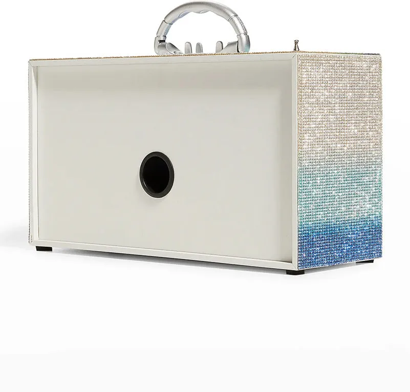 Bluetooth Boombox LED  Speakers Ombre Blue