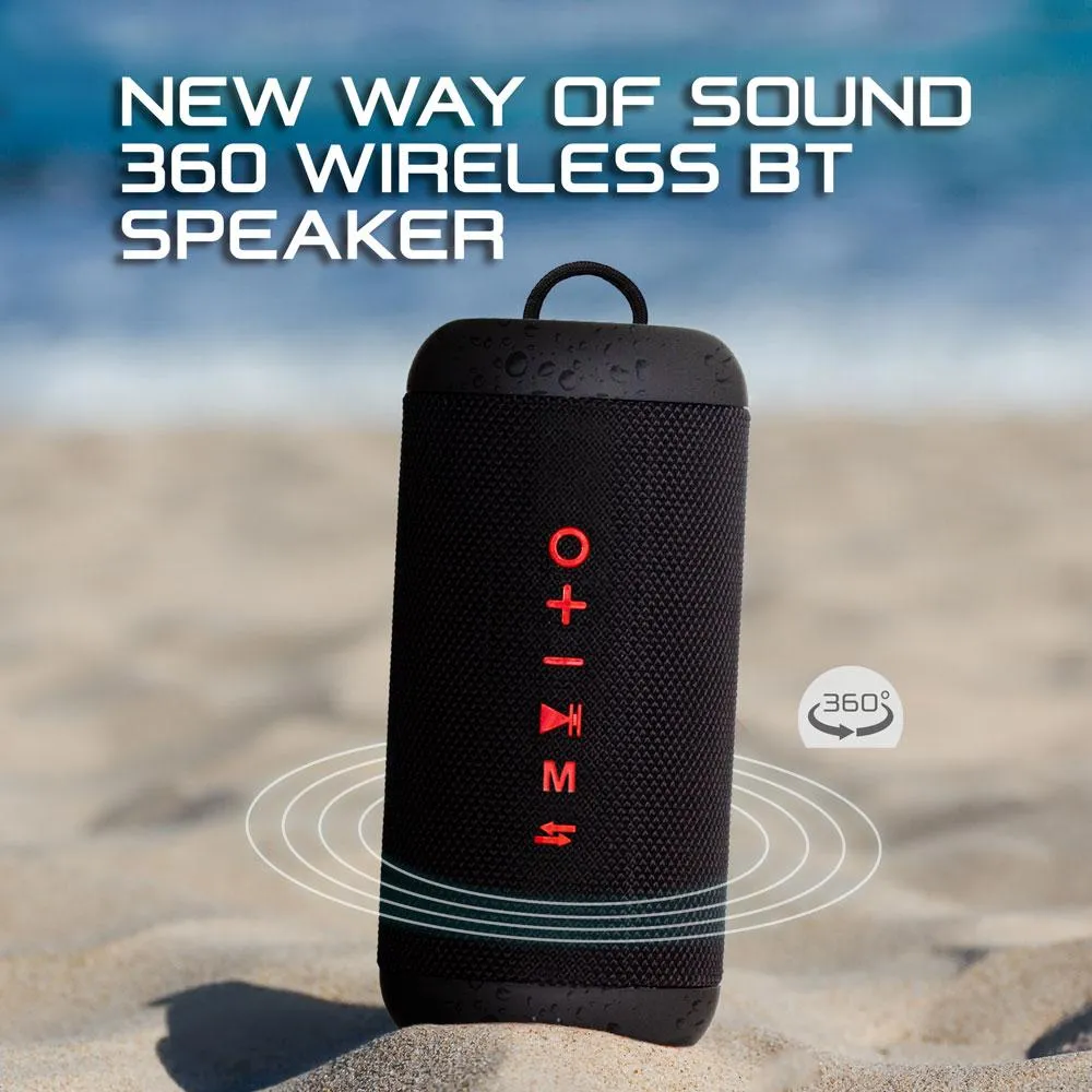 BOOGIEBOOM  WATERPROOF TWS WIRELESS BT SPEAKER
