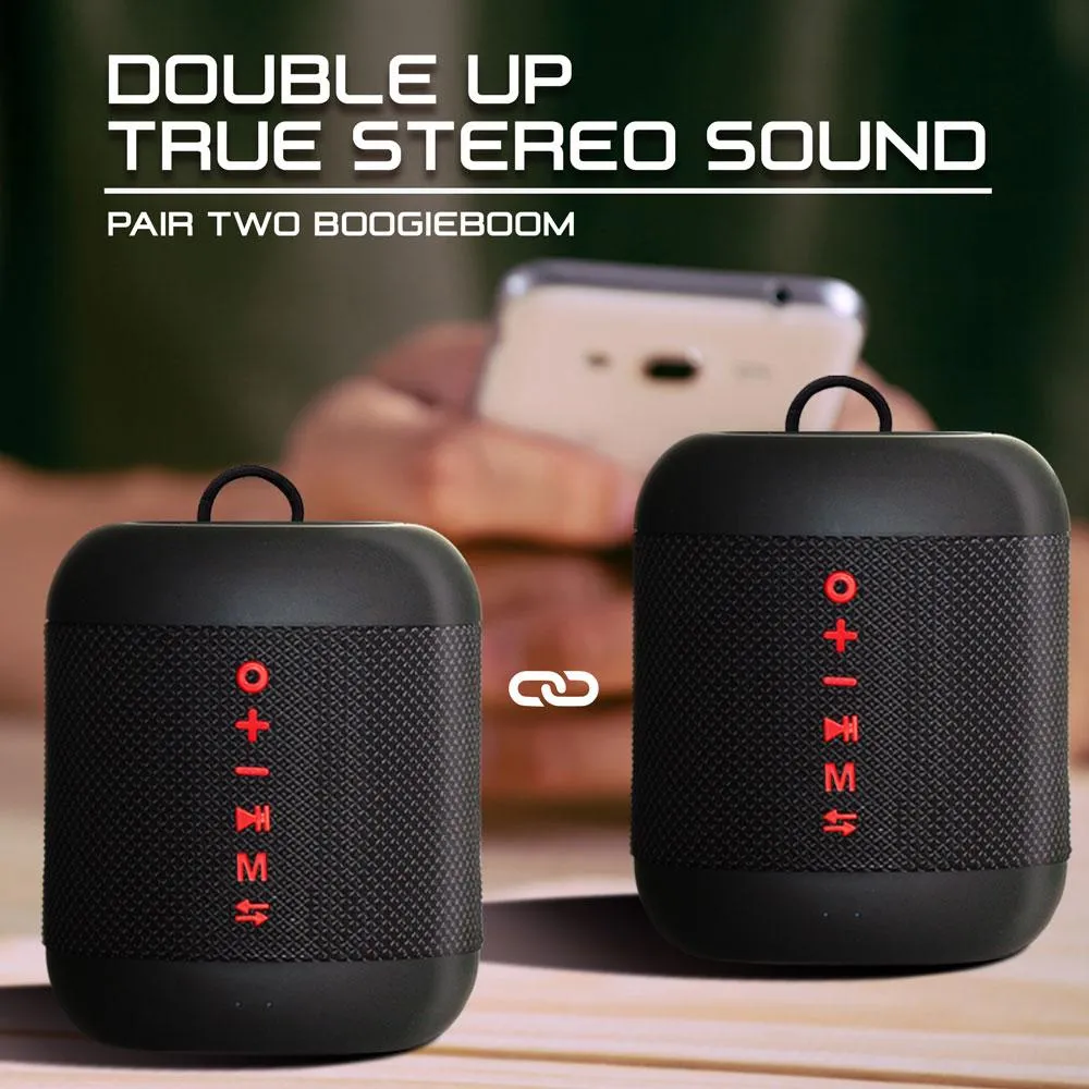 BOOGIEBOOM WATERPROOF TWS WIRELESS BT SPEAKER