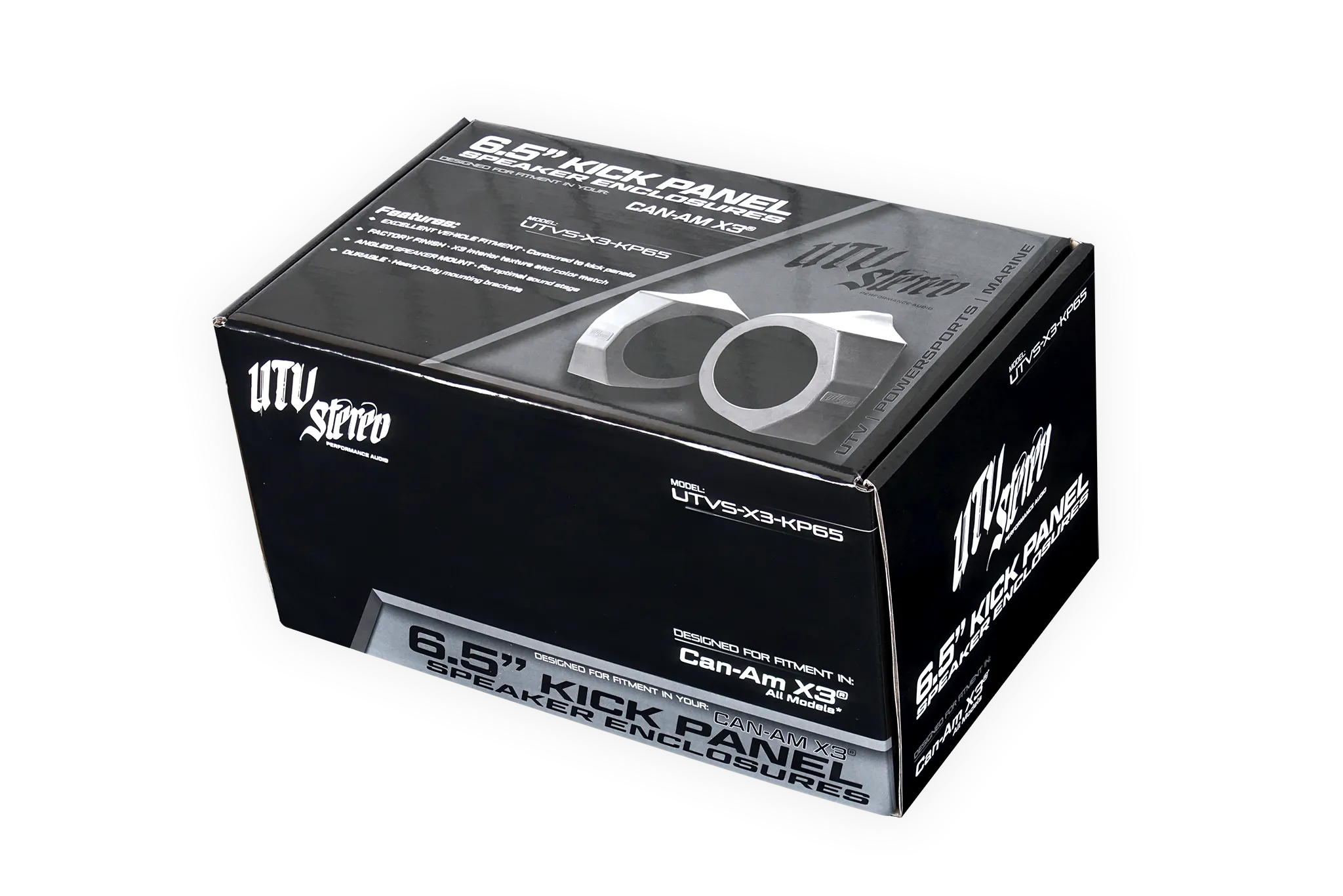 Can-Am® X3 6.5" Kick Panel Speaker Enclosures | UTVS-X3-KP65