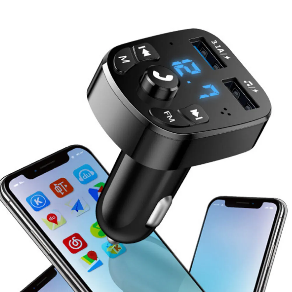 Car Multifunction Noise Reduction Car  Mp3  Player Fm Transmitter