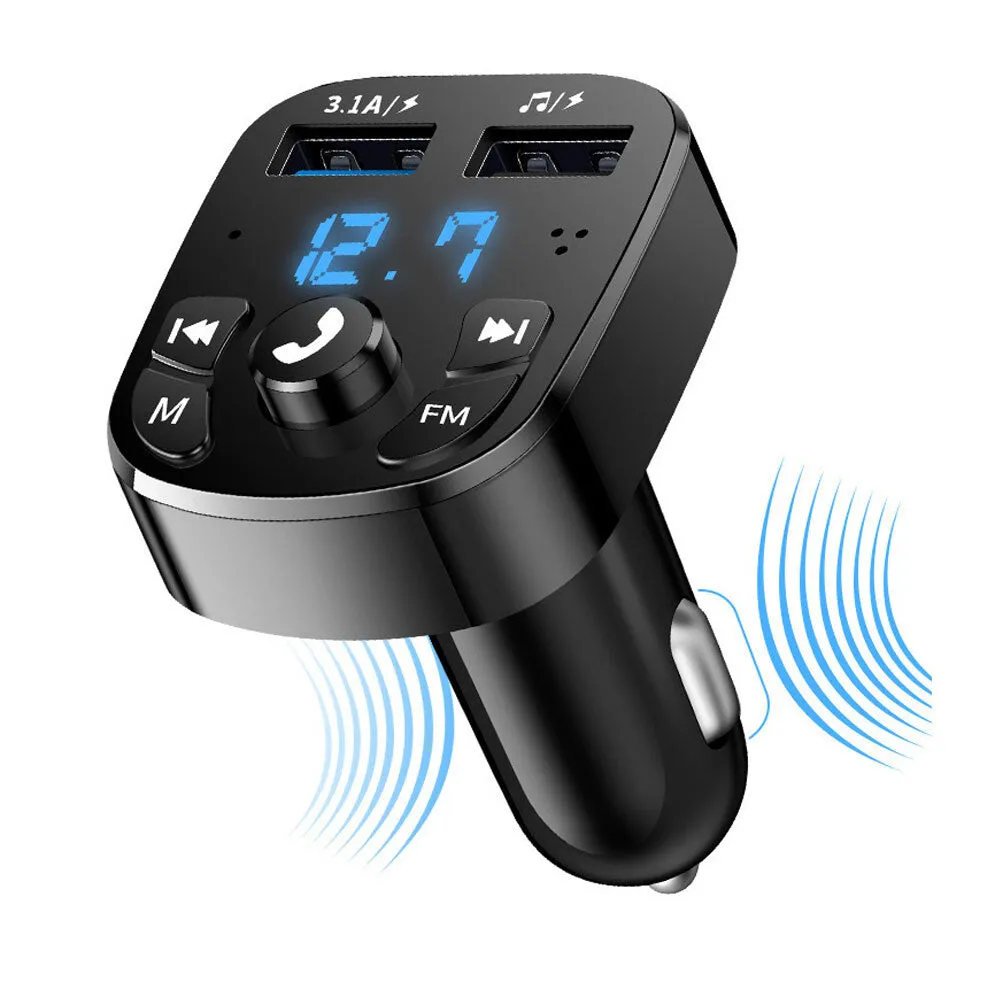 Car Multifunction Noise Reduction Car  Mp3  Player Fm Transmitter