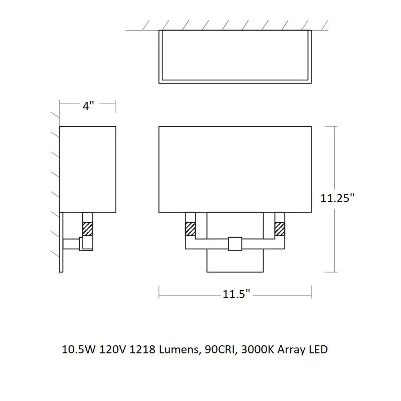 Chameleon Large LED Wall Sconce