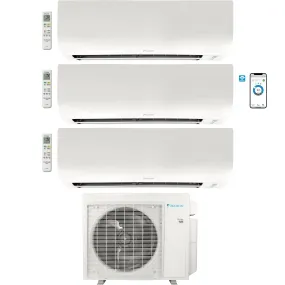 Daikin 3-Zone Wall Mounted Ductless Mini-Split 36,000 BTU Heat Pump Air Conditioner 9K   9K   9K - 20 SEER2 R32 Wi-Fi Enabled