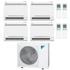 Daikin 4-Zone Floor Standing Ductless Mini-Split 48000 BTU Heat Pump Air Conditioner 12k   12k   12k   18k - 20.6 SEER2