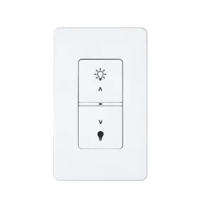 Daintree WWD2-2 2-Button Battery-Operated Wall Dimmer, Surface Mount