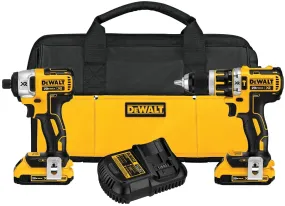 DeWALT DCK287D2/DCK286D2 Combination Kit, Battery Included, 20 V, 2-Tool, Lithium-Ion Battery :EA: QUANTITY: 1