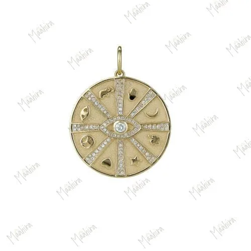 Disc Eye Pendant