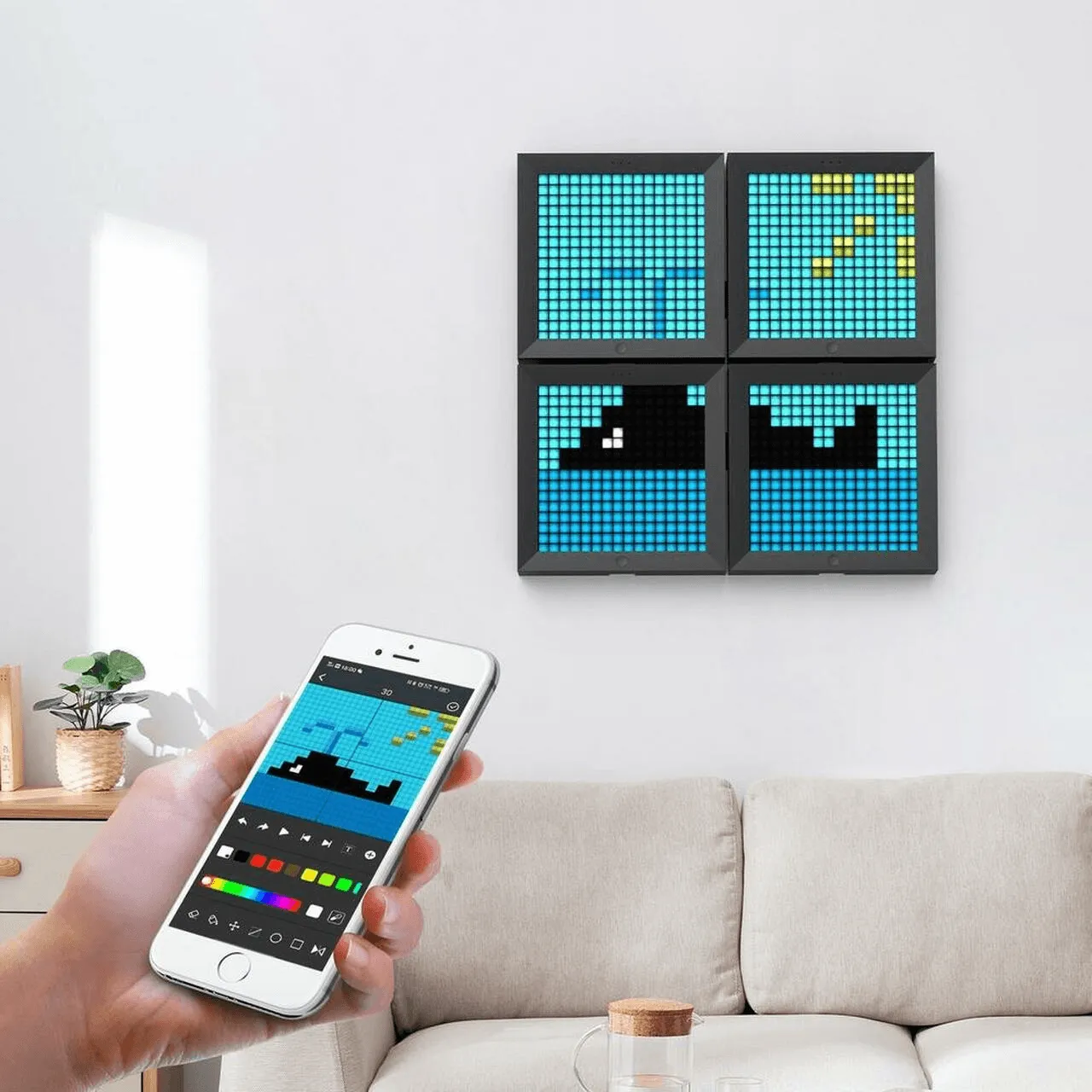 Divoom Pixoo Digital Pixels Art Frame Bluetooth
