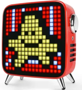 Divoom Tivoo Max Pixel Art LED Display Bluetooth Speaker Red